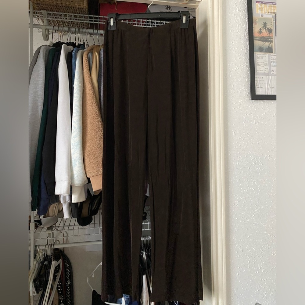 Brown Stretchy Trousers